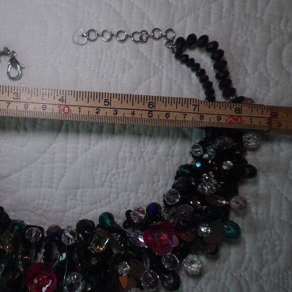 Vintage Aldo floral statement necklace - Picture 15 of 15